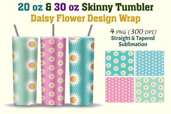 20 Oz 30 Oz Skinny Tumbler Daisy: A Stylish and Practical Choice for Your Beverage Needs