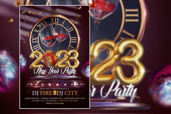 2023 New Year Party Poster: A Versatile Tool for Event Promotion