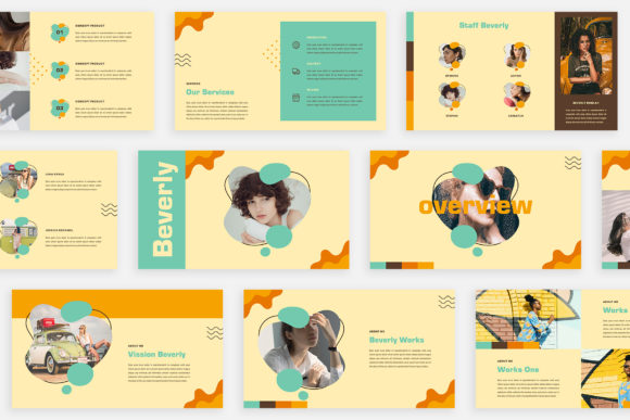 BEVERLY - Retro Google Slide Template