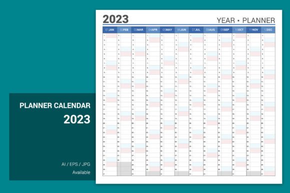 Calendar 2023 Planner Simple Style