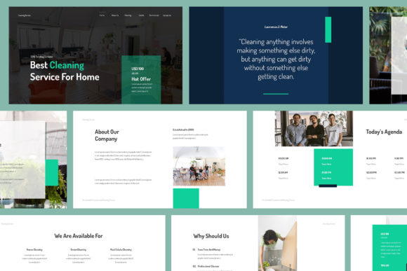 Cleaning Service Keynote Template