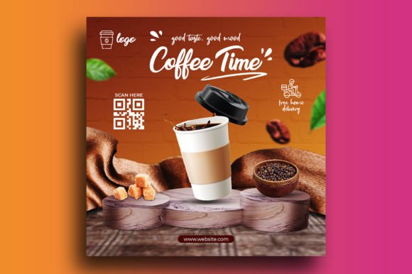 Coffee Shop Social Media Post