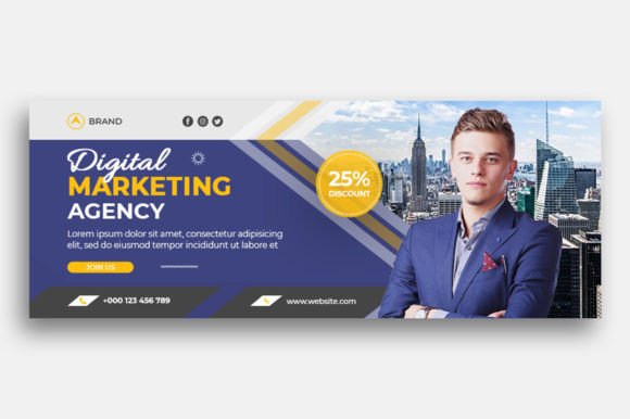 Digital Marketing Agency Facebook Cover: A Professional Design Solution