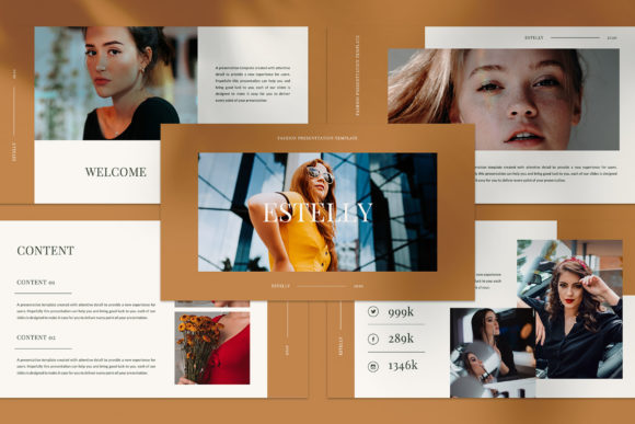 ESTELLY - Powerpoint Template: A Minimal Media Presentation Solution