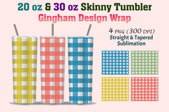 Gingham Skinny Tumble Wrap 20 Oz 30 Oz: A Strategic Choice for Creative and Business Use