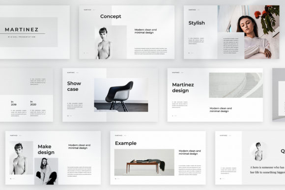 MARTINEZ - Mnml Keynote Template: A Minimalist Approach to Professional Presentations