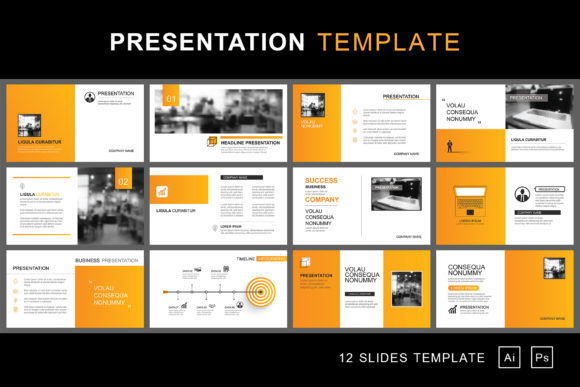 Presentation and Slide Template 3: A Versatile Design Solution