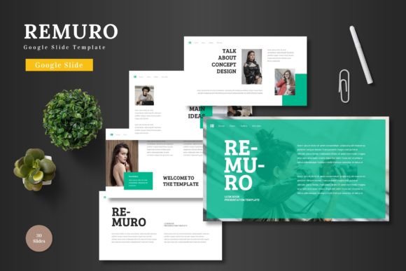 Remuro - Google Slide Template: A Versatile Tool for Every Presentation Need