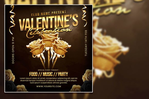 Valentine’s Celebration Square Flyer: A Versatile Tool for Event Promotion