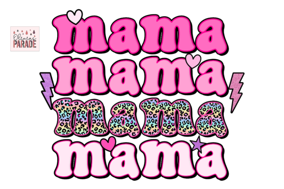 Valentines Mama Stacked Pink PNG: A Versatile Digital Asset for Modern Creators