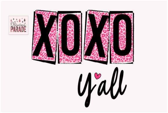 Xoxo Yall Pink Leopard Png